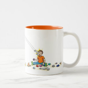 De Café Em Dois Tons A peúga guerreia caneca
