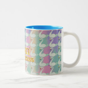 De Café Em Dois Tons A princesa da cisne - caneca da cisne da ODETTE
