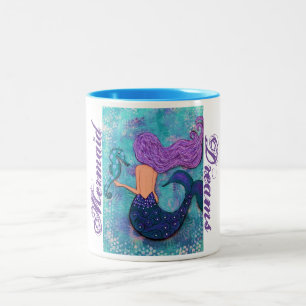 De Café Em Dois Tons A sereia sonha a caneca
