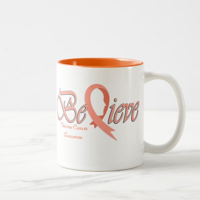De Café Em Dois Tons Acredite do "a caneca pêssego " (Direita)
