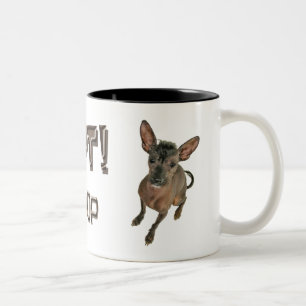 De Café Em Dois Tons adote - não comprar a caneca