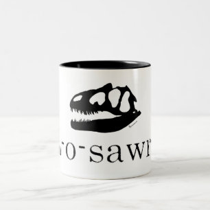 De Café Em Dois Tons Al-o-Sawr-nós caneca primordial do crânio