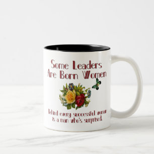 De Café Em Dois Tons Alguns líderes são caneca nascida das mulheres