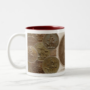 De Café Em Dois Tons Almirante Vernon Caneca