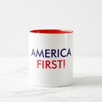De Café Em Dois Tons América primeiramente! Caneca