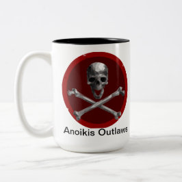 De Café Em Dois Tons Anoikis Outlaws a caneca [o polígono]