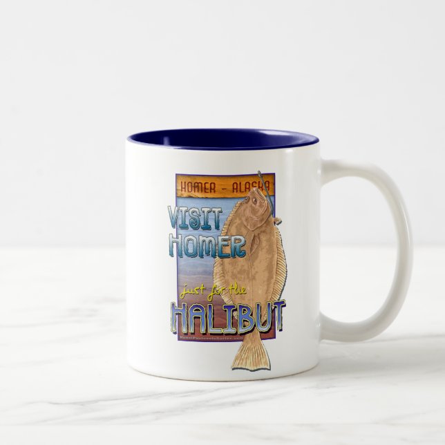 De Café Em Dois Tons Apenas para a caneca do alabote (Direita)