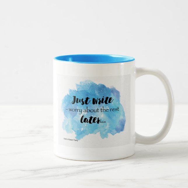 De Café Em Dois Tons Apenas redija o design da caneca (Direita)