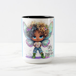 De Café Em Dois Tons Atrevo-Me A Ser Uma Caneca Fada Diferente