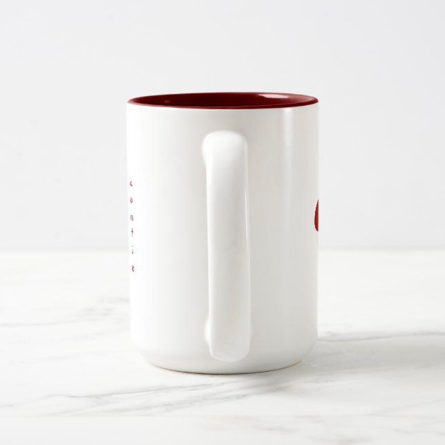De Café Em Dois Tons Auntie Caneca (Alça)