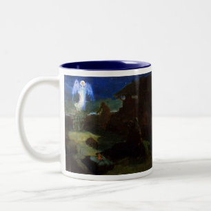 De Café Em Dois Tons Aviso à caneca dos pastores