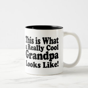 De Café Em Dois Tons Avô Muito Legal Caneca