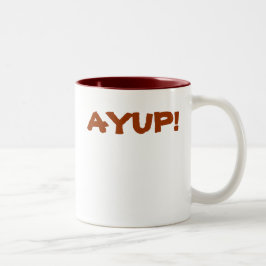 De Café Em Dois Tons AYUP! Caneca