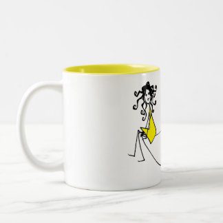 De Café Em Dois Tons Beba ao Sol: Amarelo – Loreen Loves Caneca