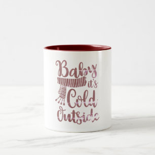De Café Em Dois Tons Bebê É Frio Fora Da Caneca