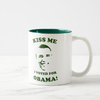 De Café Em Dois Tons BEIJA-ME! Caneca