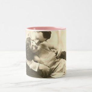 De Café Em Dois Tons beije-me caneca