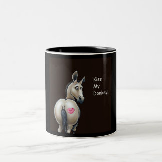 De Café Em Dois Tons beije minha caneca do asno