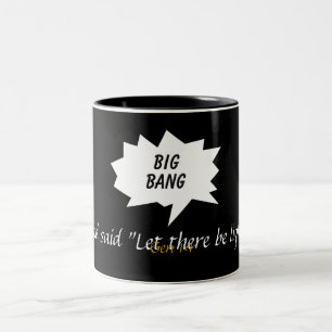 De Café Em Dois Tons Big Bang - caneca preta