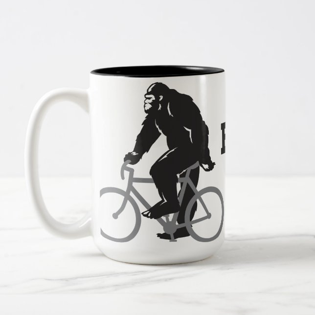 De Café Em Dois Tons Bigfoot monta a caneca (Esquerda)