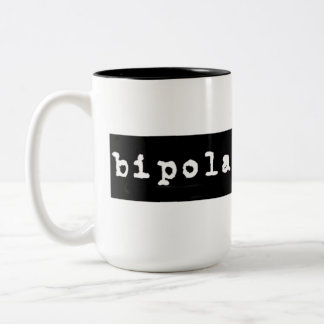 De Café Em Dois Tons bipolarmuseco. caneca