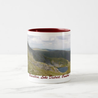 De Café Em Dois Tons Blencathra, caneca do distrito do lago