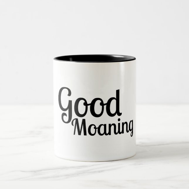 De Café Em Dois Tons Boa Manhã - Caneca Engraçada (Centro)