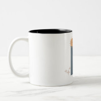 De Café Em Dois Tons Boho Alphabet - Letra B - caneca