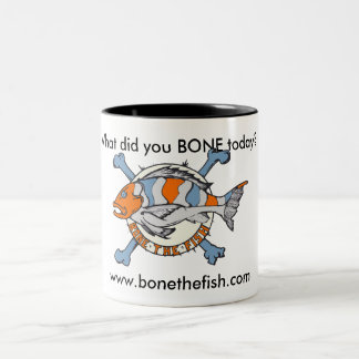De Café Em Dois Tons Bonethefish.com - caneca do osso