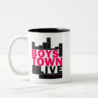 De Café Em Dois Tons Boystown vivo -   caneca