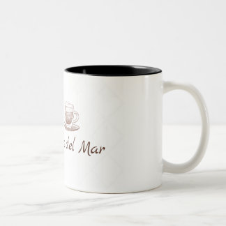 De Café Em Dois Tons Branco da caneca