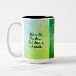 De Café Em Dois Tons BuddhaToday V1 #19 Zen Caneca - Buddha Rosa