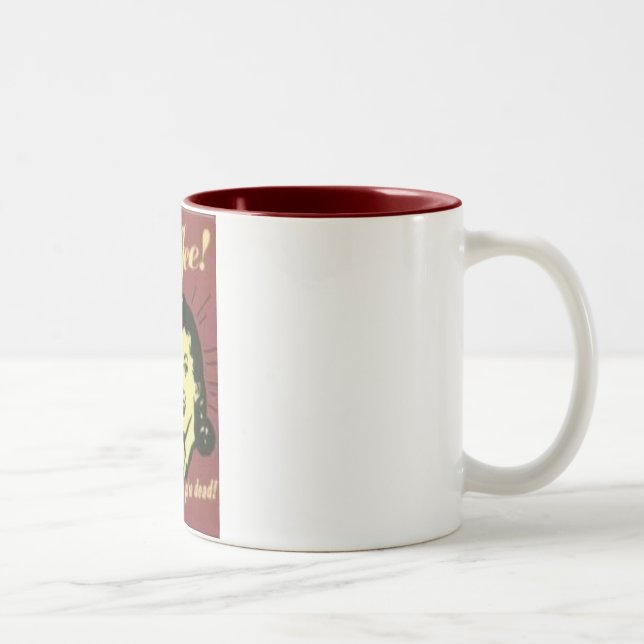 De Café Em Dois Tons Café! Você pode dormir quando você é caneca (Direita)