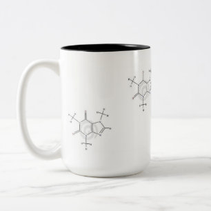 De Café Em Dois Tons Cafeína da caneca