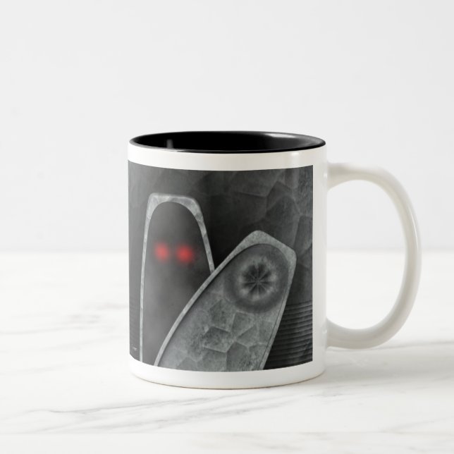 De Café Em Dois Tons Caixão - caneca do Dia das Bruxas (Direita)