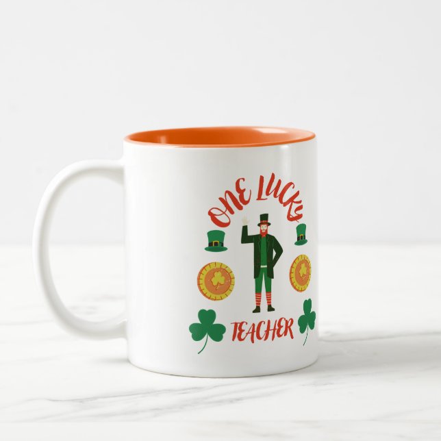 De Café Em Dois Tons Caneca (Esquerda)