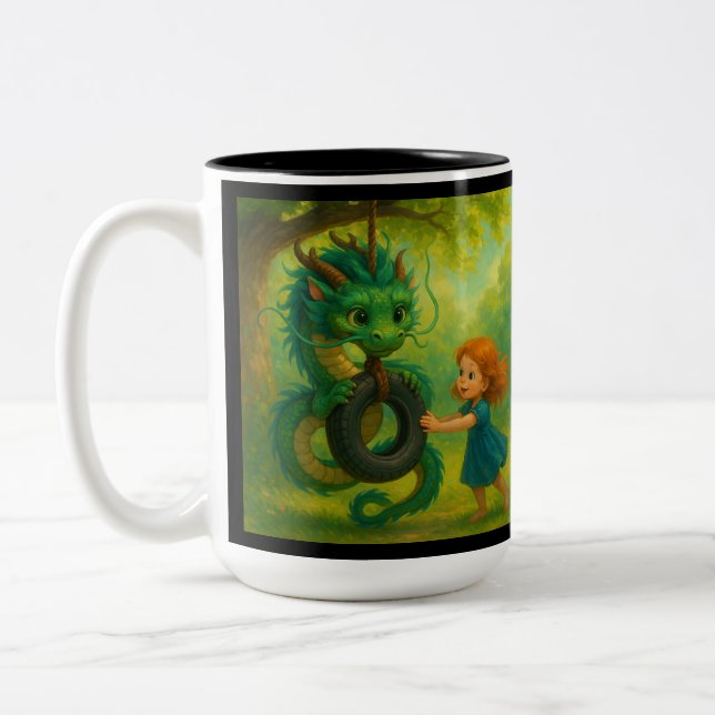 De Café Em Dois Tons Caneca (Esquerda)
