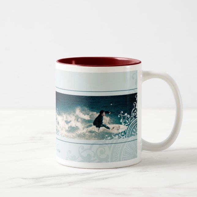 De Café Em Dois Tons Caneca (Direita)