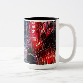 De Café Em Dois Tons caneca