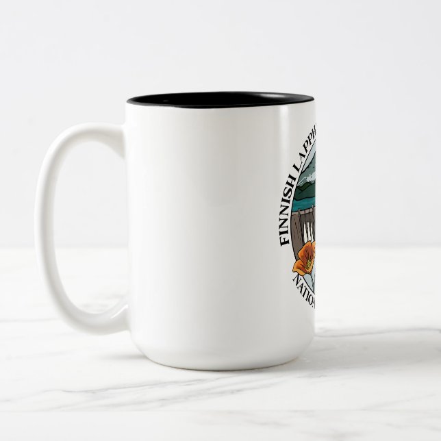 De Café Em Dois Tons Caneca (Esquerda)