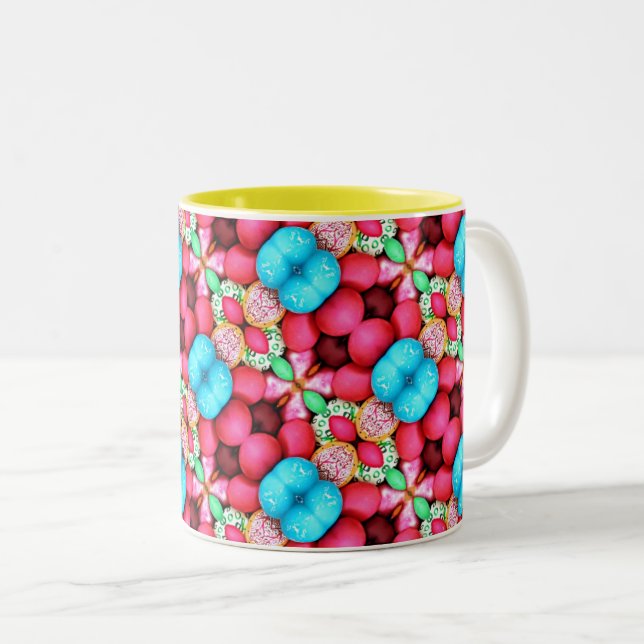 De Café Em Dois Tons Caneca (Frente Esquerda)