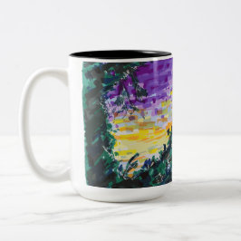 De Café Em Dois Tons Caneca