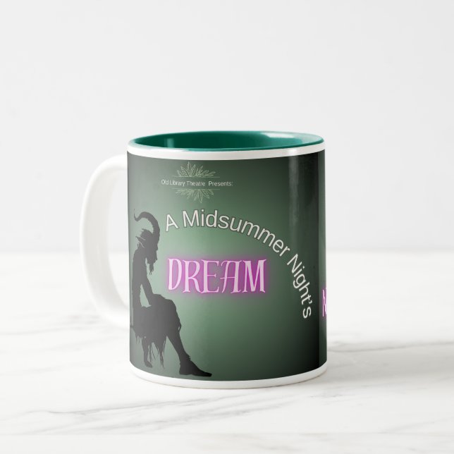 De Café Em Dois Tons Caneca (Frente Esquerda)