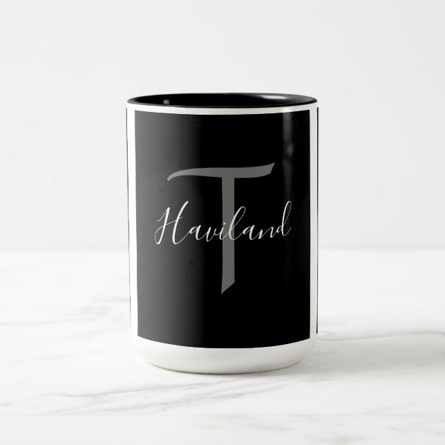 De Café Em Dois Tons caneca (Centro)