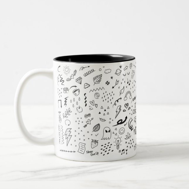 De Café Em Dois Tons Caneca (Esquerda)