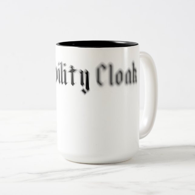 De Café Em Dois Tons Caneca (Frente Esquerda)