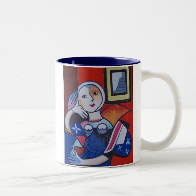 De Café Em Dois Tons Caneca (Direita)