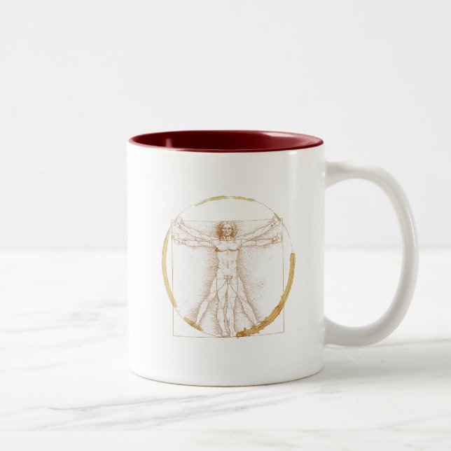 De Café Em Dois Tons Caneca (Direita)