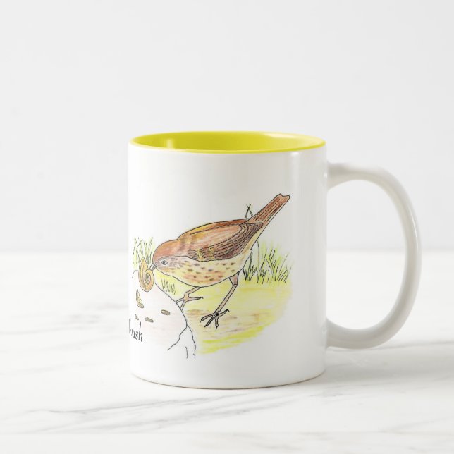 De Café Em Dois Tons Caneca (Direita)