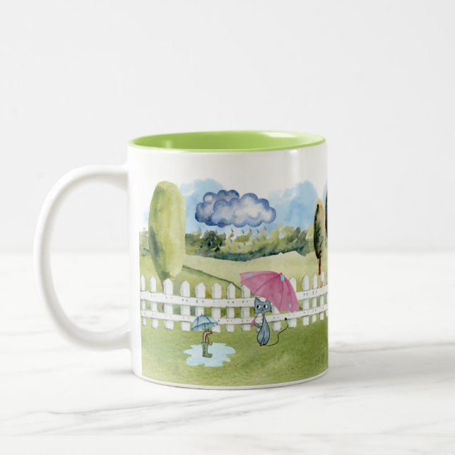 De Café Em Dois Tons Caneca (Esquerda)